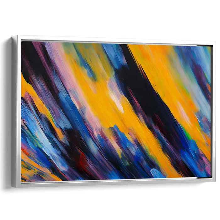 Blue Abstract Line #133