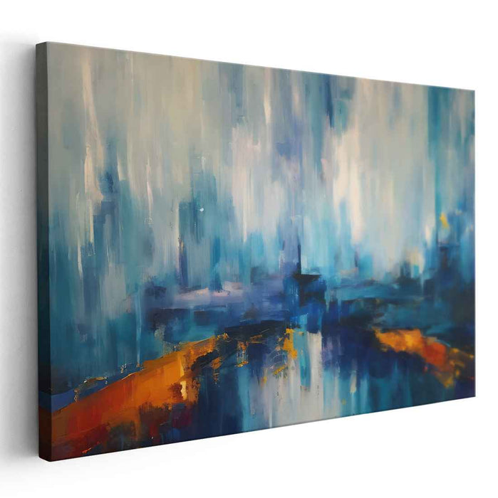 Blue Abstract Line #135