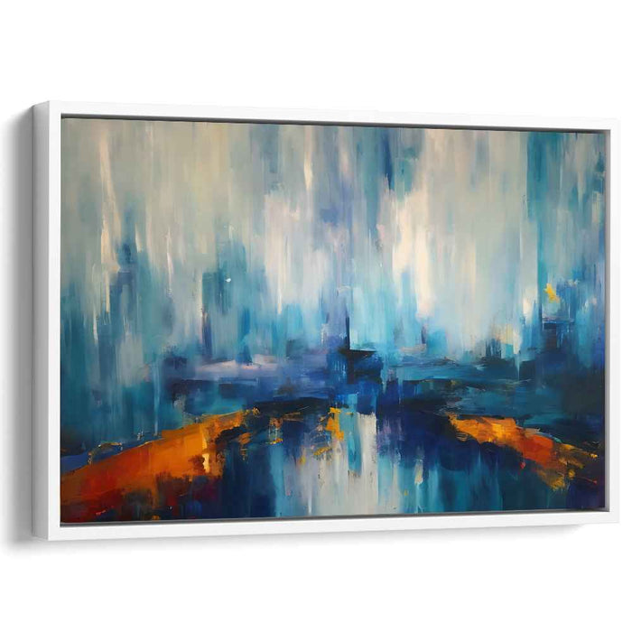 Blue Abstract Line #135