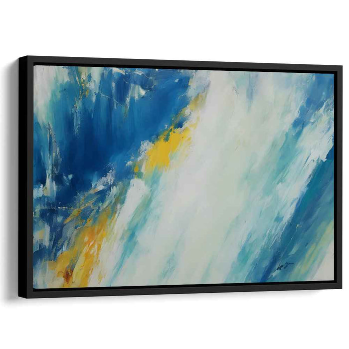 Blue Abstract Line #140