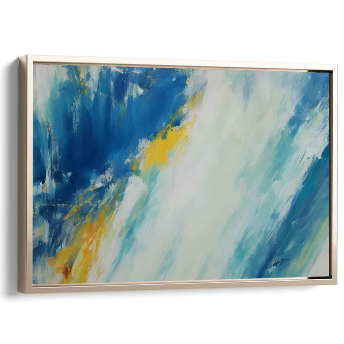 Blue Abstract Line #140