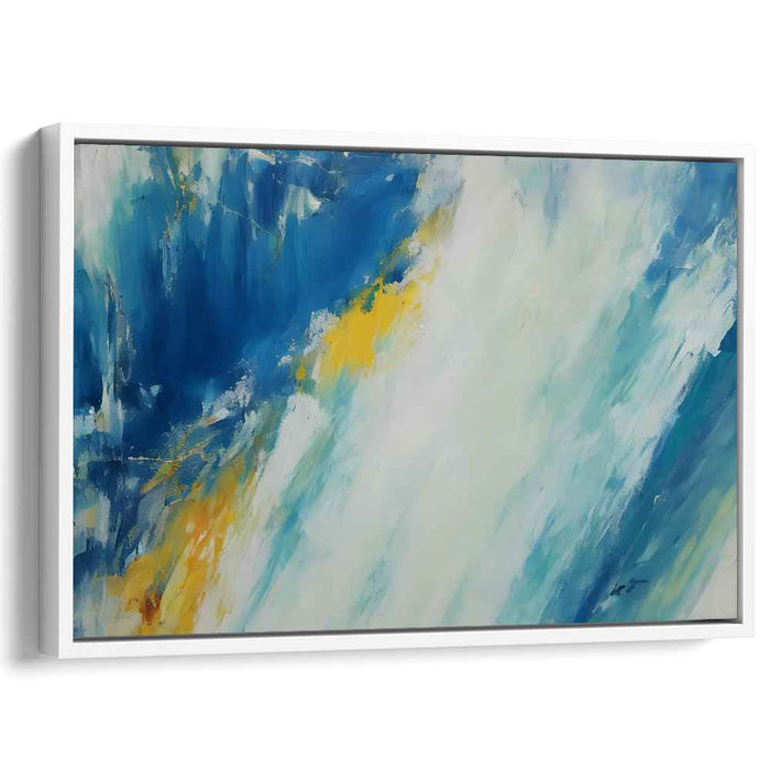 Blue Abstract Line #140