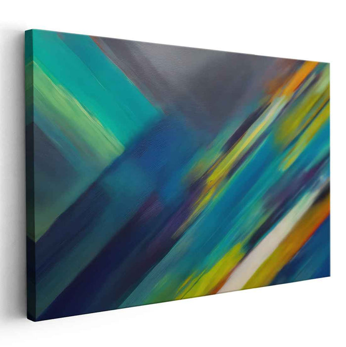 Blue Abstract Line #142