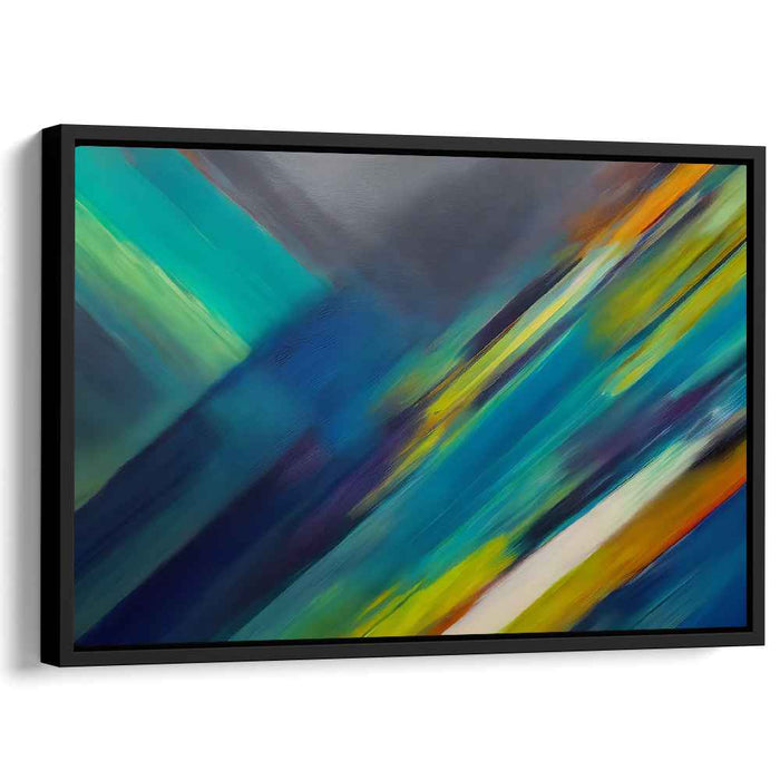 Blue Abstract Line #142