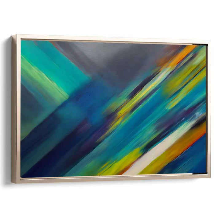 Blue Abstract Line #142