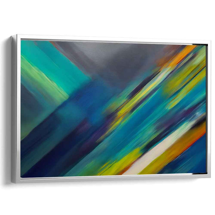 Blue Abstract Line #142