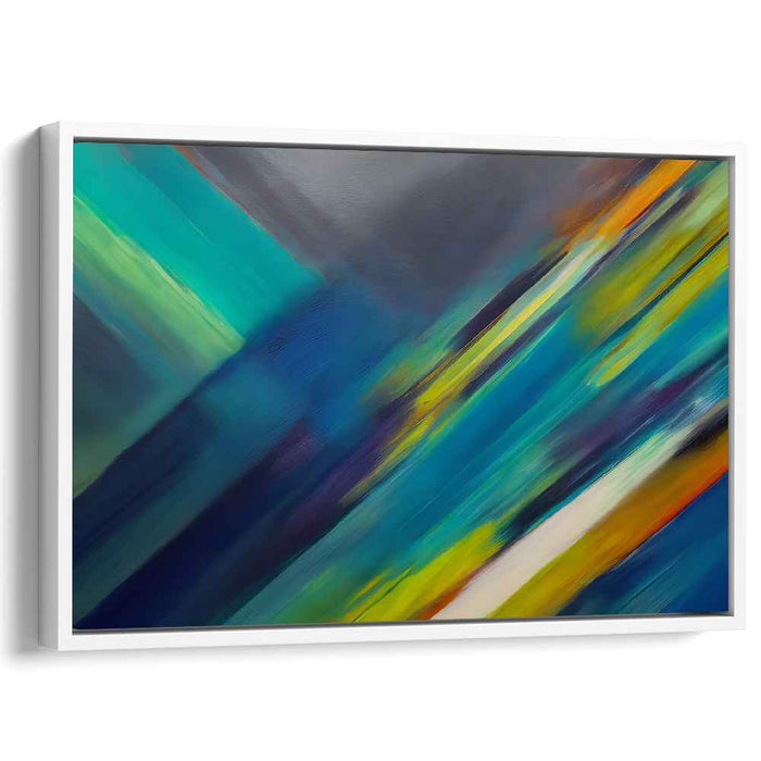 Blue Abstract Line #142