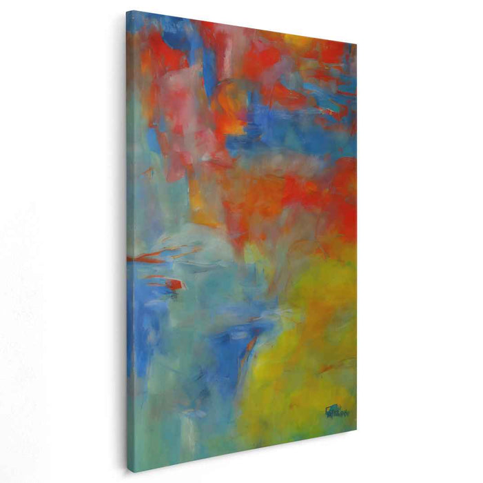 Blue Abstract Line #201