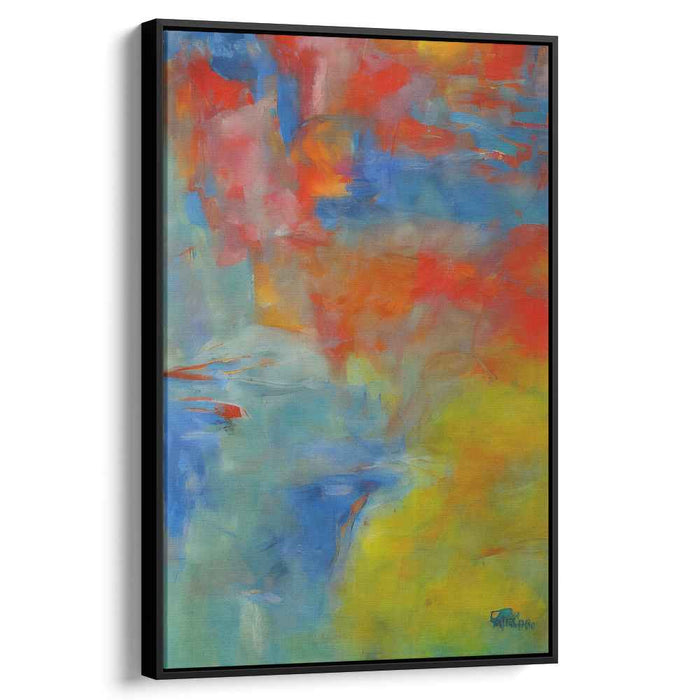 Blue Abstract Line #201