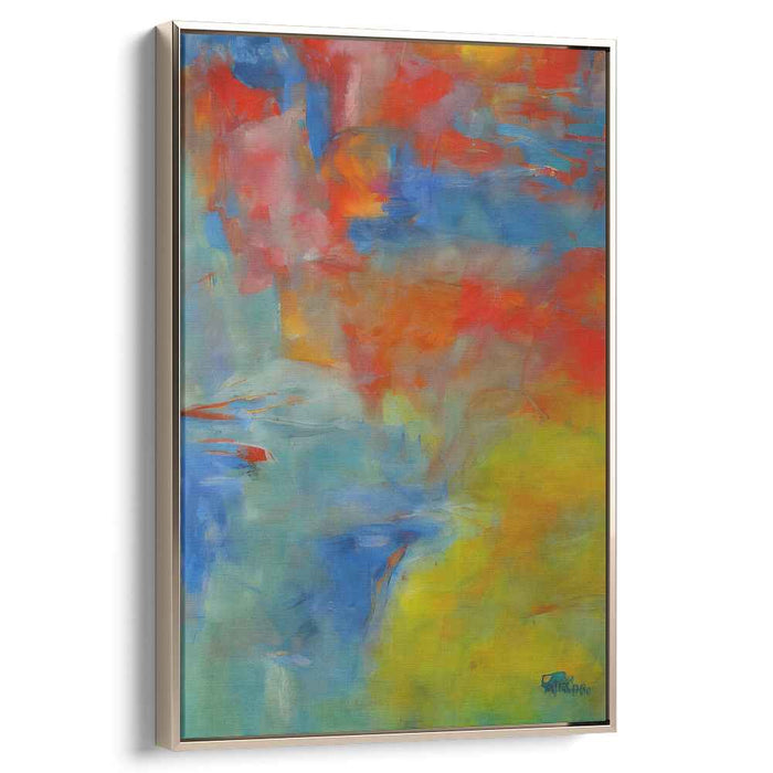 Blue Abstract Line #201