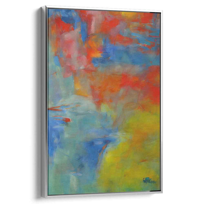 Blue Abstract Line #201