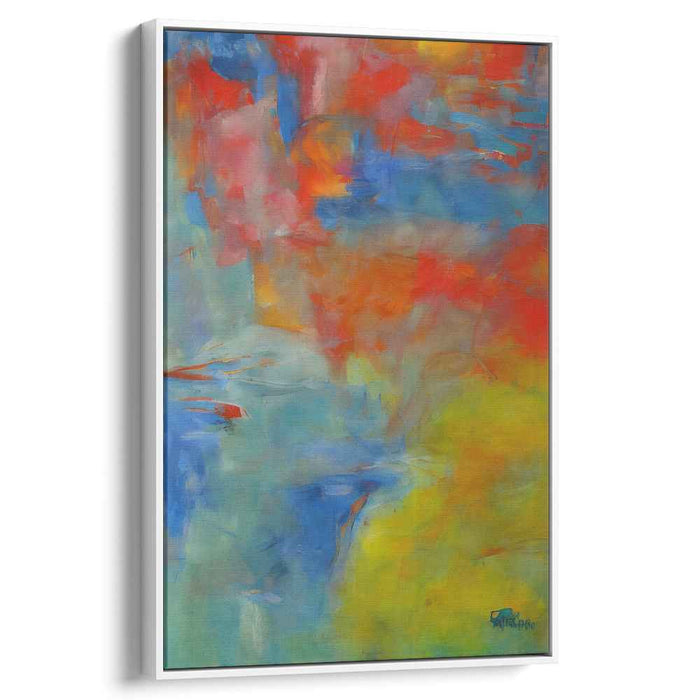 Blue Abstract Line #201