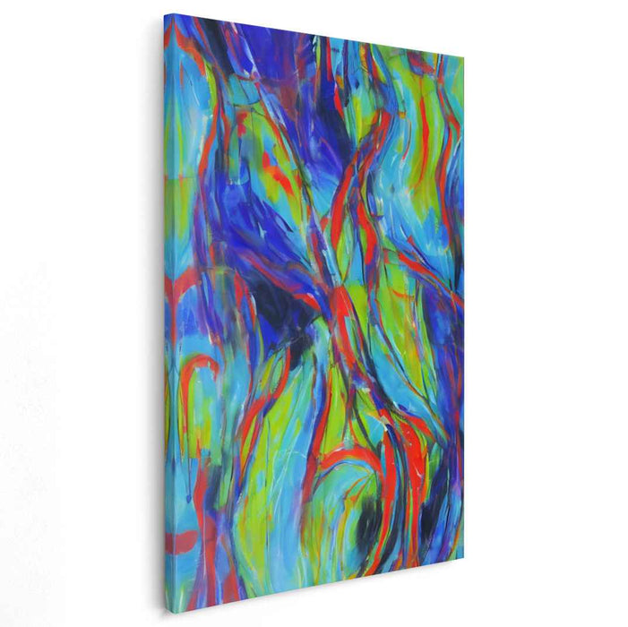 Blue Abstract Line #221