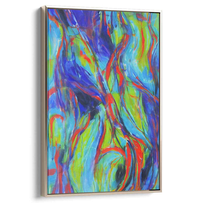 Blue Abstract Line #221