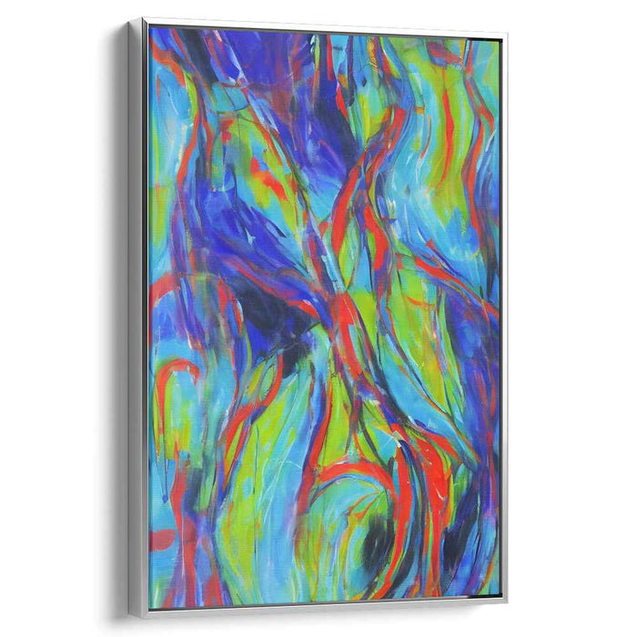 Blue Abstract Line #221