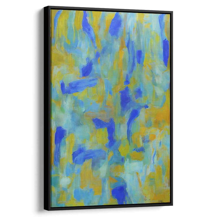 Essence In Motion: Abstract Expressionist Canvas Art Print