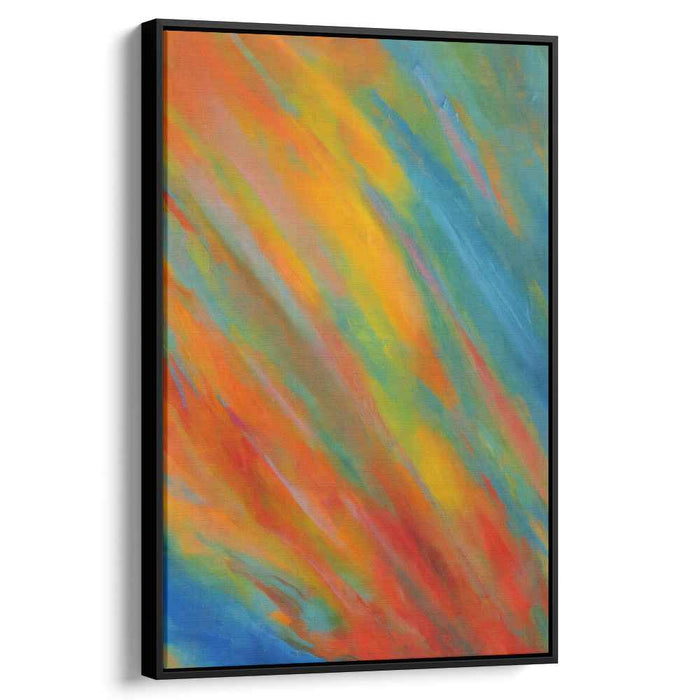 Ethereal Chaos Manifest: Dynamic Abstract Expressionist Canvas Art Print