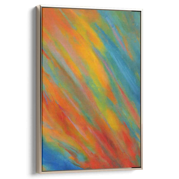 Ethereal Chaos Manifest: Dynamic Abstract Expressionist Canvas Art Print