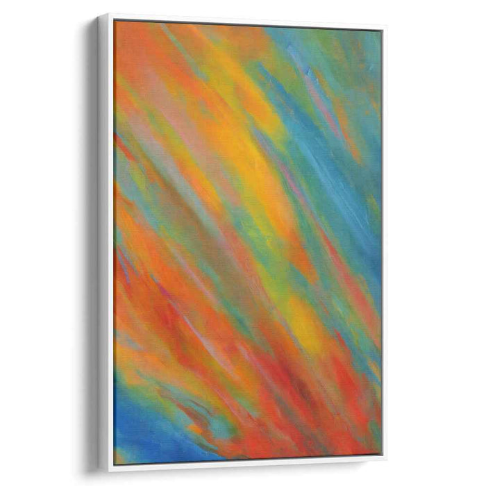 Ethereal Chaos Manifest: Dynamic Abstract Expressionist Canvas Art Print