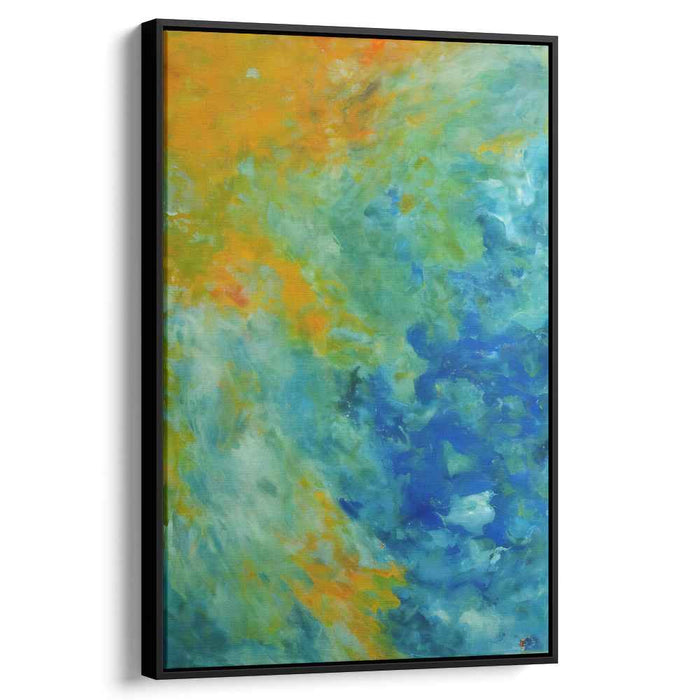 Blue Abstract Ocean #202