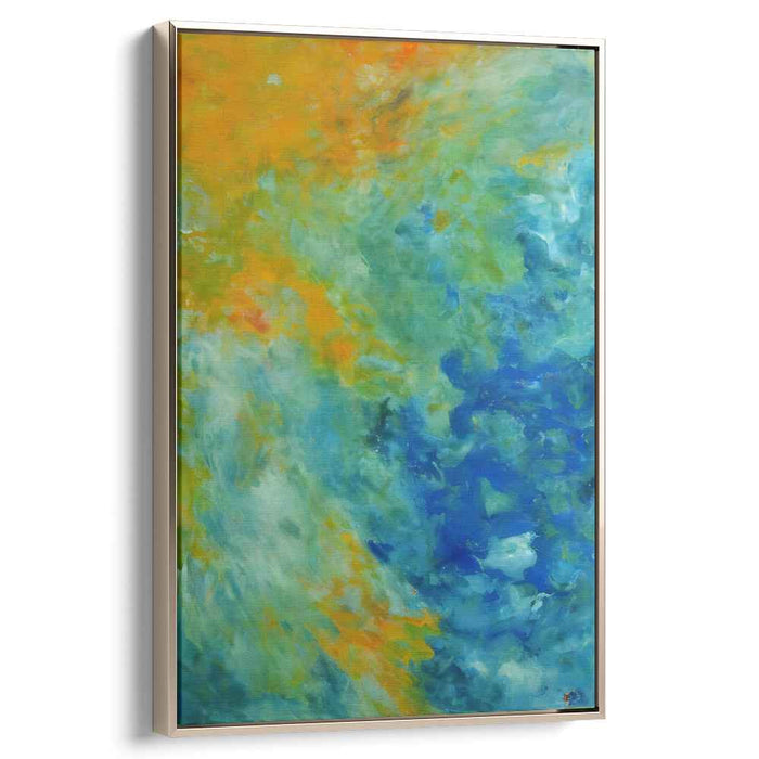 Blue Abstract Ocean #202