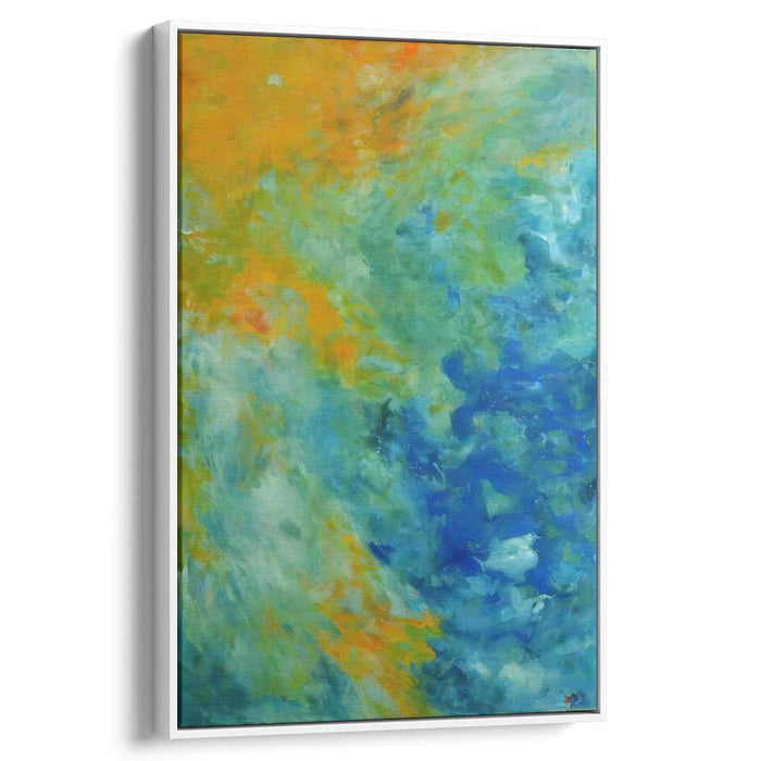 Blue Abstract Ocean #202