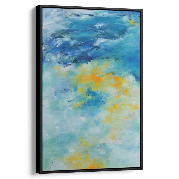 Blue Abstract Ocean #204