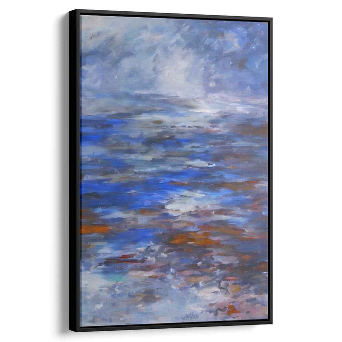 Blue Abstract Ocean #219