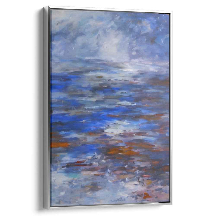 Blue Abstract Ocean #219