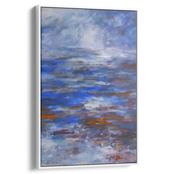 Blue Abstract Ocean #219