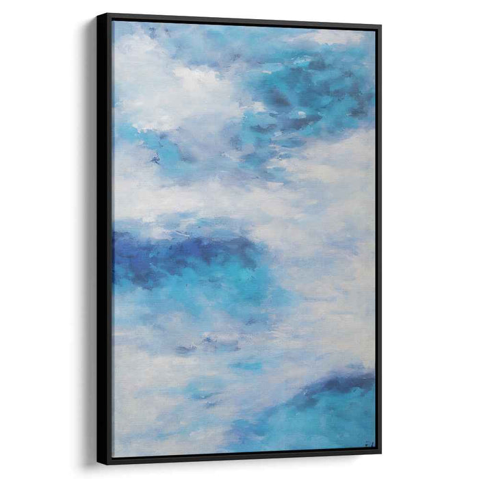 Blue Abstract Ocean #223