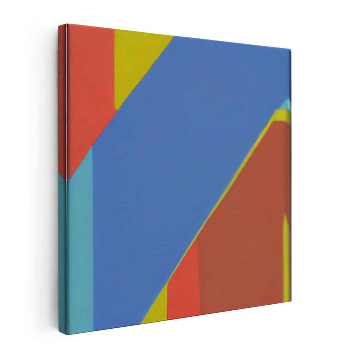 Blue Bauhaus Rectangles #011