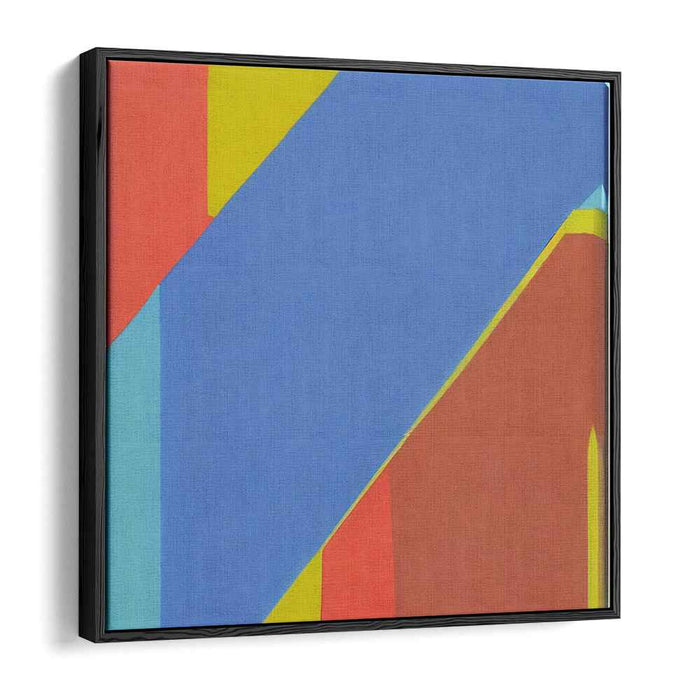 Blue Bauhaus Rectangles #011