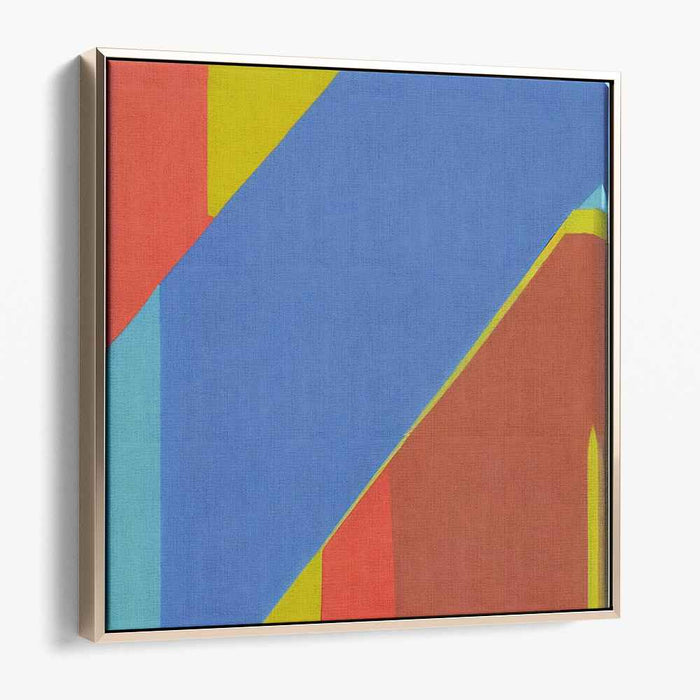 Blue Bauhaus Rectangles #011