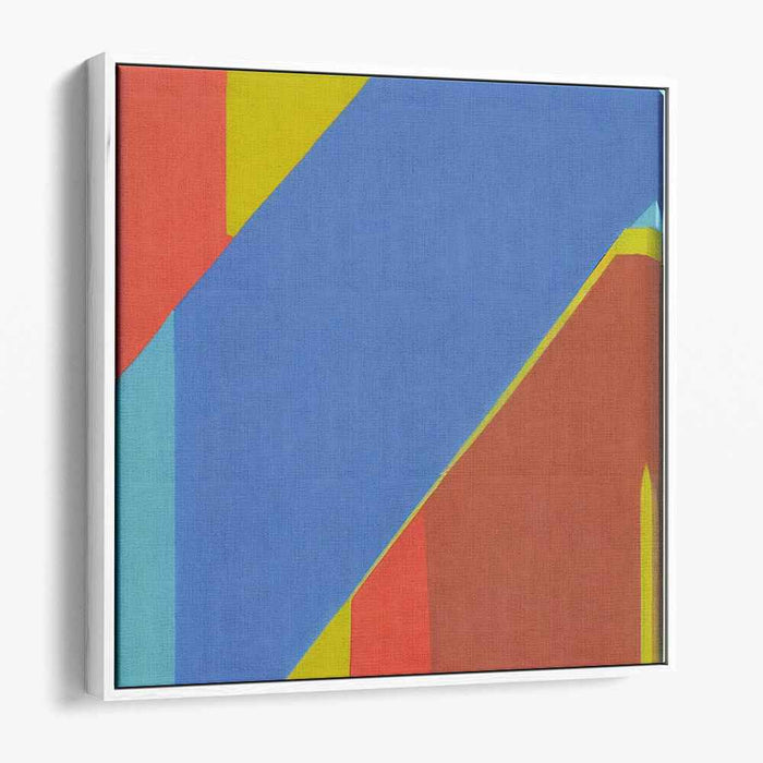 Blue Bauhaus Rectangles #011