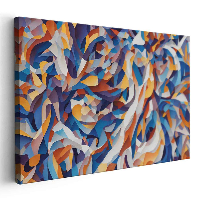 Prismatic Vision: Kaleidoscopic Abstract Canvas Art