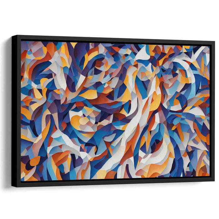 Prismatic Vision: Kaleidoscopic Abstract Canvas Art
