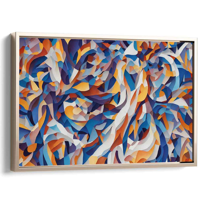 Prismatic Vision: Kaleidoscopic Abstract Canvas Art