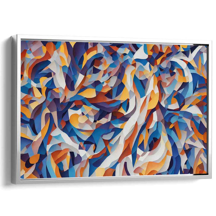 Prismatic Vision: Kaleidoscopic Abstract Canvas Art