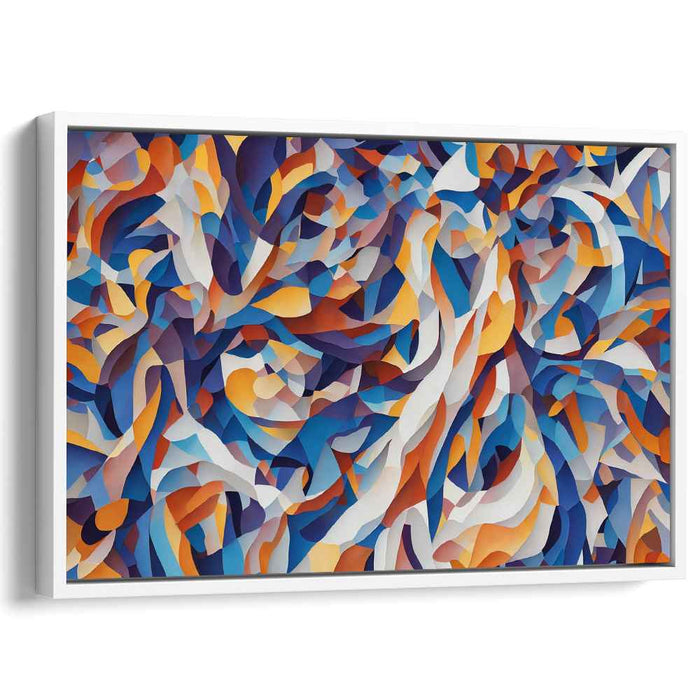 Prismatic Vision: Kaleidoscopic Abstract Canvas Art
