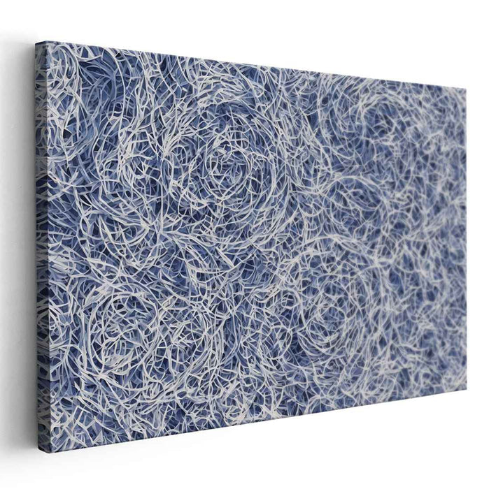 Blue Cubism Ovals #110