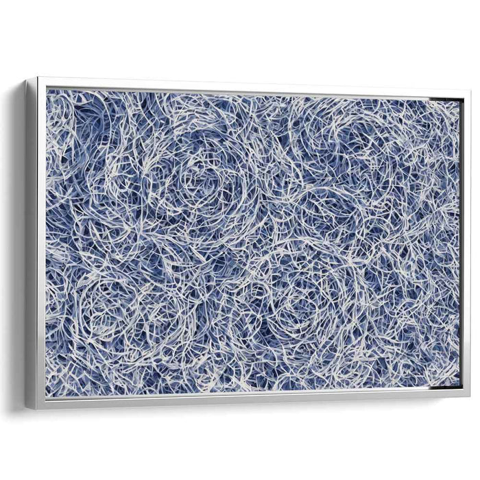 Blue Cubism Ovals #110