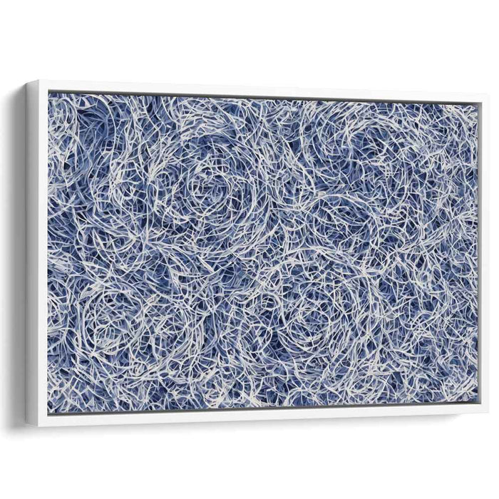 Blue Cubism Ovals #110