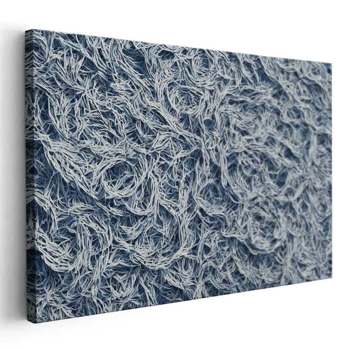 Blue Cubism Ovals #122