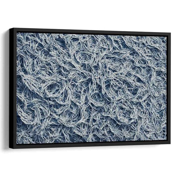 Blue Cubism Ovals #122