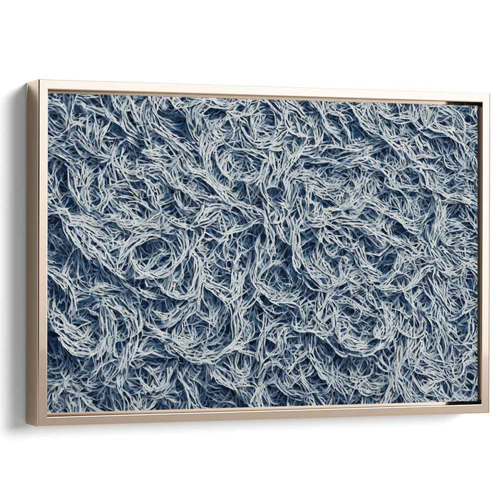 Blue Cubism Ovals #122