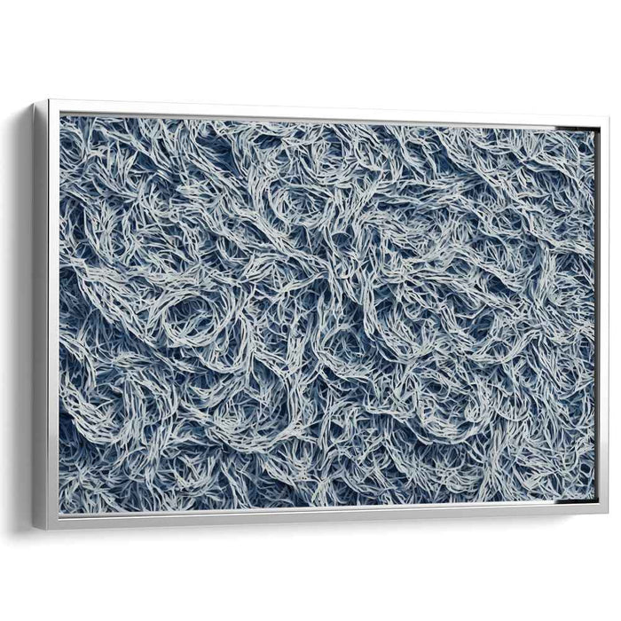 Blue Cubism Ovals #122