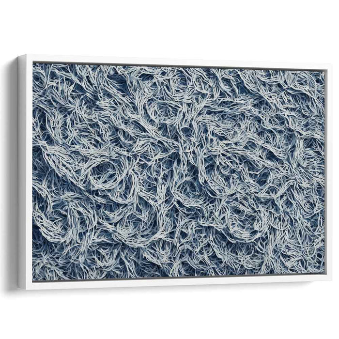 Blue Cubism Ovals #122