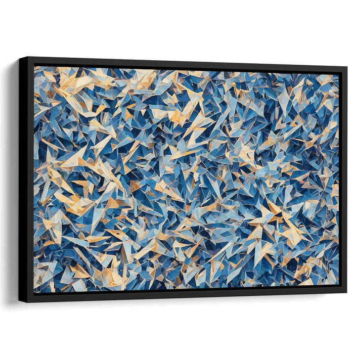 Blue Cubism Stars #113