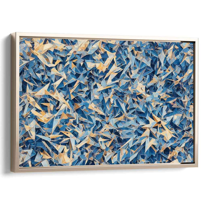 Blue Cubism Stars #113